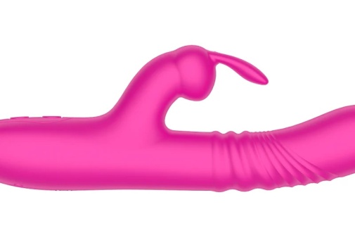 Secwell - Bunny Thrusting Rabbit Vibrator - Pink photo