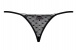 This thong is even better than TicTac! It’s soooo... Obsessive - Subtelia Thong - Black - L/XL photo-8