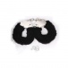 Chisa - Fur Lined Handcuffs - Black photo