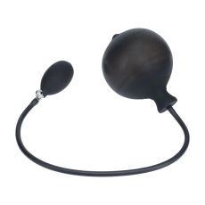 Levelz - Ribbed Inflatable Anal Plug - Black 照片