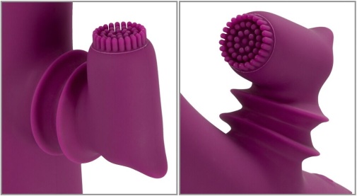 Javida - Moving 2 Function Vibrator - Purple photo