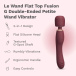Le Wand - Flat Double Ended Vibrator - Red 照片-2