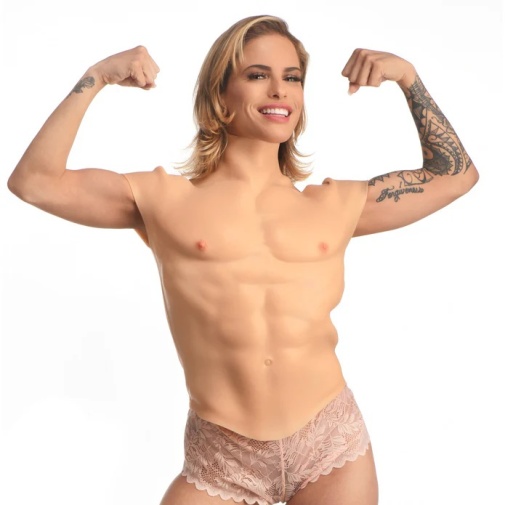 Master Series - Ripped Silicone Male Chest S photo