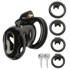 Master Series - Hard Stop Chastity Cage - Black photo