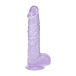 RealRock - 5" Realistic Dildo w Balls - Purple 照片-4
