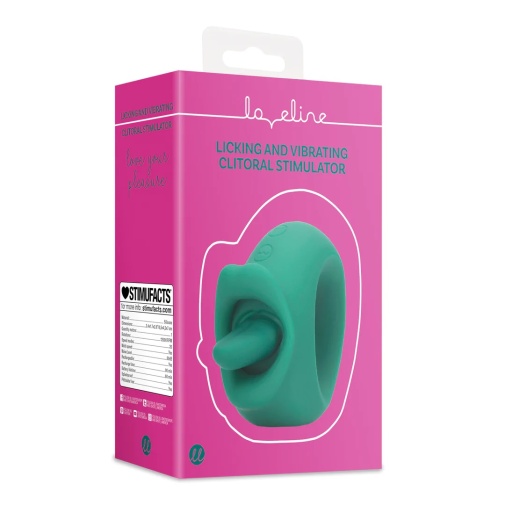 Loveline - Licking Vibro Clit Stimulator - Green 照片