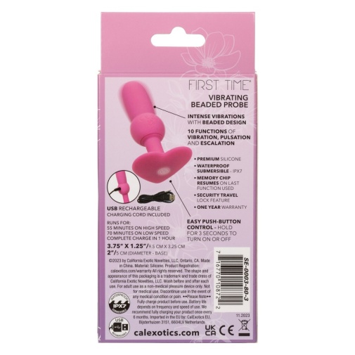 CEN - First Time Vibro Plug - Pink photo