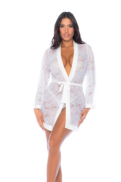 Mapale - 7611 Bridal Robe - White - S/M 照片