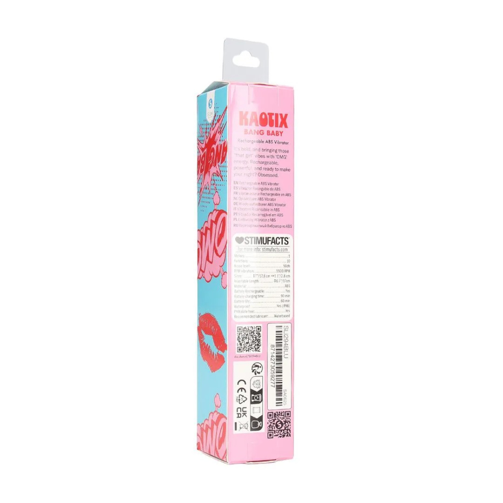 S-Line - Kaotix Bang Baby Vibrator - Blue 照片-7