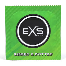 EXS - Vegan Ribbed & Dotted Condoms 12's Pack 照片