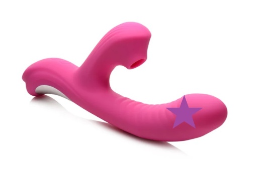 Power Bunnies - Come Hither 43X Rabbit Vibrator - Pink photo