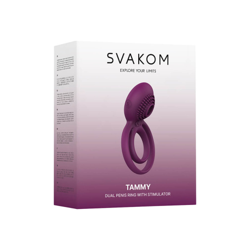 SVAKOM - Tammy Double Vibro Ring - Violet photo