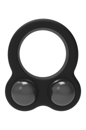 Dreamtoys - Ramrod Dual Weight Cock Ring - Black 照片