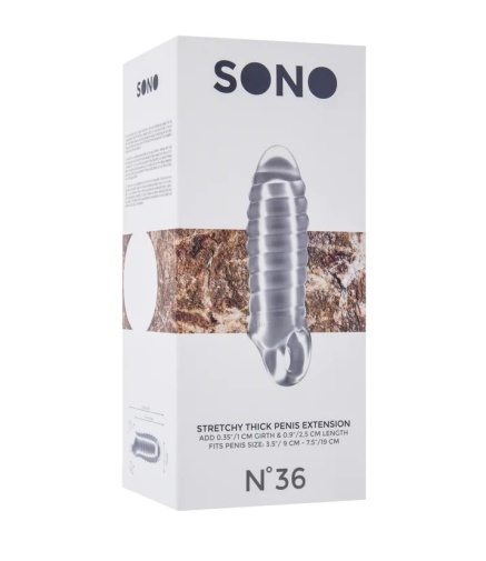 Sono - #36 Thick Wave Extension Sleeve - Clear photo