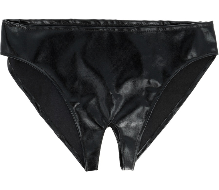 Darkness - Crotchless Hole Panty - Black photo