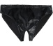 Darkness - Crotchless Hole Panty - Black photo-2