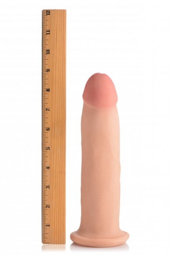 USA Cocks - 9" Ultra Real Dual Layer Dildo - Flesh photo