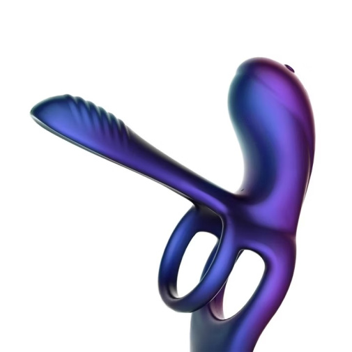 Hueman - Zenith 3-in-1 Vibro Ring - Blue photo