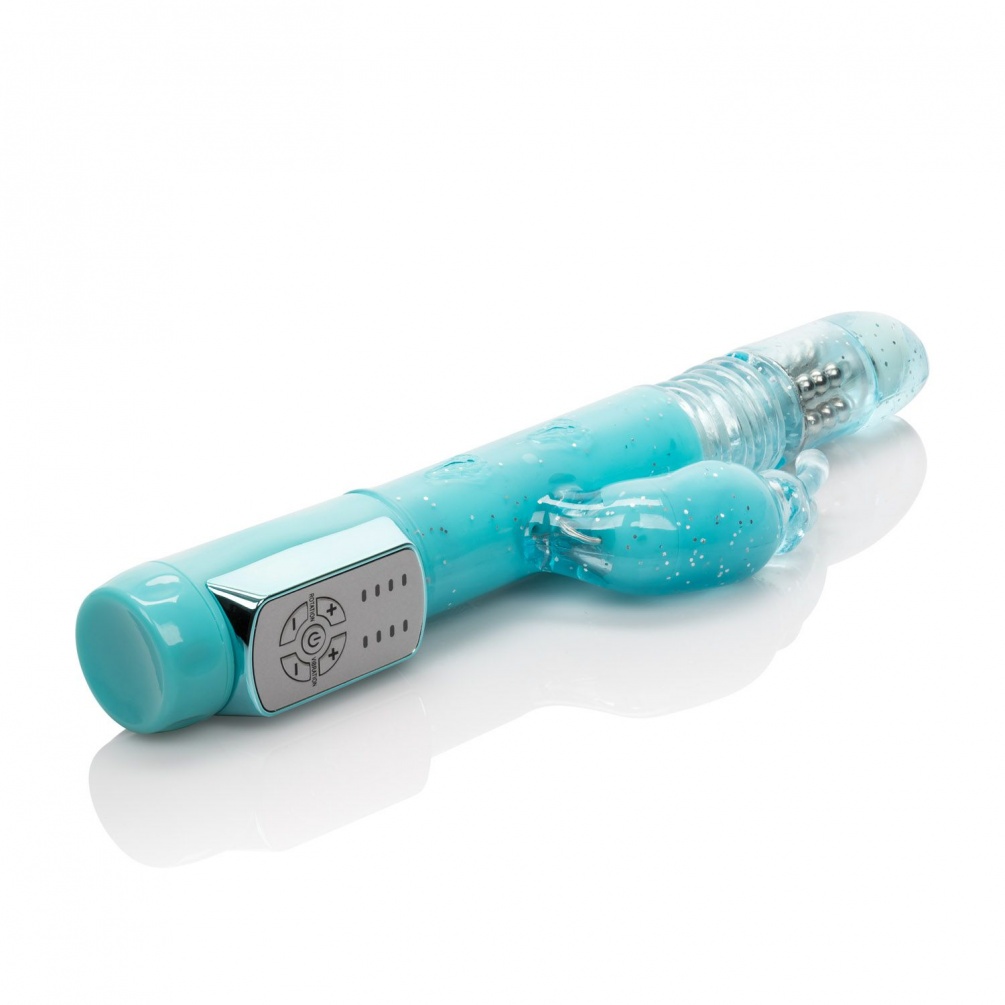Bring thrilling fantasies to life this powerful vibrating ma... CEN - Dazzle Xtreme Thruster - Blue photo-6