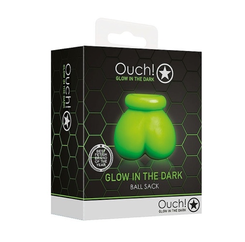 Ouch - Glow In Dark Ball Bag - Green photo