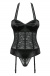 Obsessive - Ailay Corset & Thong - Black - L/XL photo-7