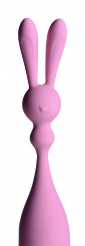 Frisky - 兔子矽胶震动器 - 粉红色 照片
