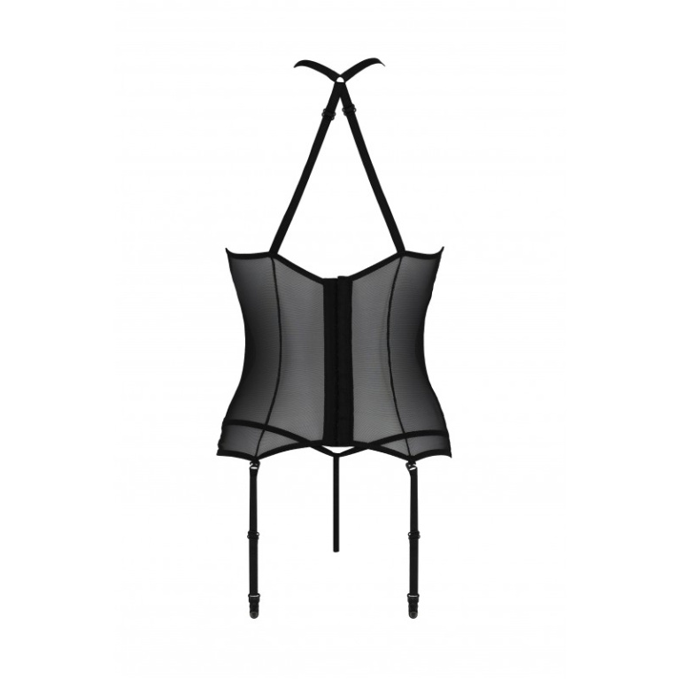 Passion - Satara Corset - Black - L/XL photo