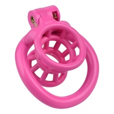 FAAK - Resin Chastity Cage 217 - Pink photo