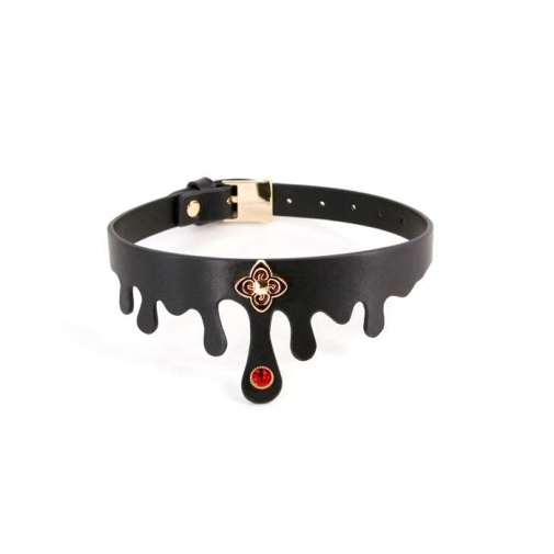 NS Novelties - Taboo Elvira Collar - Black photo