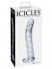 Icicles - 玻璃仿真陽具按摩棒60號 - 透明 照片-6