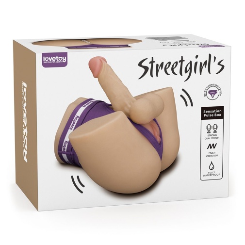 Lovetoy - Streetgirl #19 Sensation Masturbator w Dildo 2.8kg - Flesh 照片