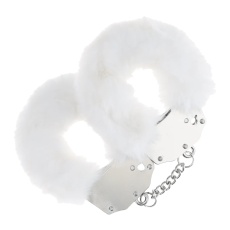 Ouch - Heavy-Duty Fluffy Hand Cuffs - White 照片