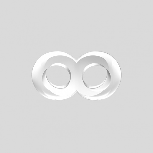 Chisa - 8 字形陰莖睪丸環 - 透明 照片