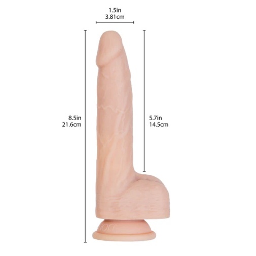 Naked Addiction - 8.5” Thrusting & Vibrating Dildo  照片