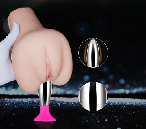 Lovetoy - Combined Butt Plug Bobby - Pink photo