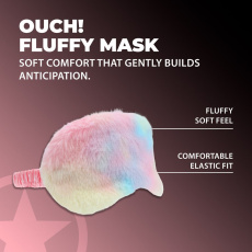 Ouch - Fluffy Mask - Pastel Rainbow 照片