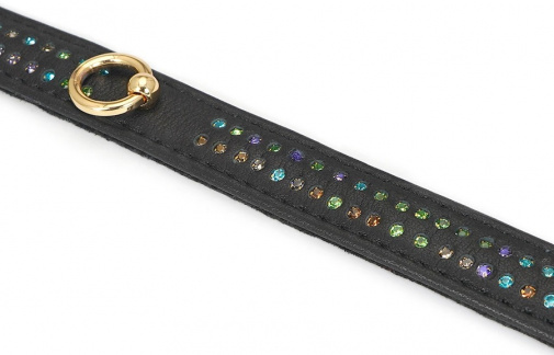 Liebe Seele - Shining Girl Ankle Cuffs - Black photo