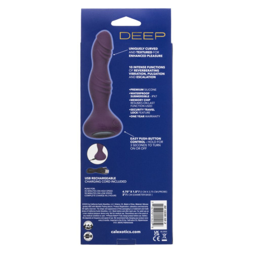 CEN - Deep Stud Vibro Plug - Purple 照片