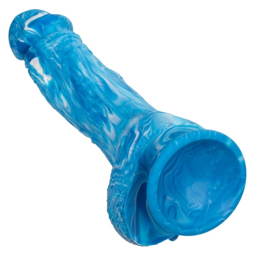 CEN - 6" Twisted Realistic Dildo - Blue 照片