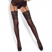 When you put them on you feel how they amazingly girth your ... Obsessive - Intensa Stockings - Black - S/M photo