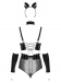 Obsessive - Silveria Set - Black - L/XL photo-8