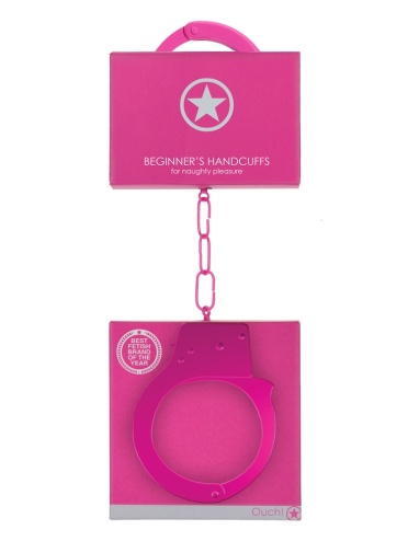 Ouch - Beginner Handcuffs - Pink photo