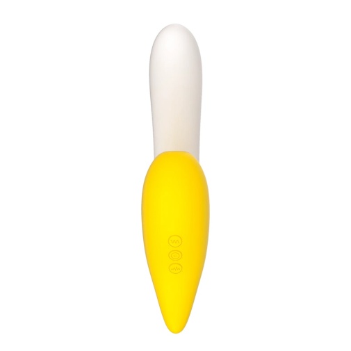 YY Horse - Rotating Banana Sucking Vibrator - Yellow 照片