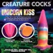 Creature Cocks - Glow Unicorn Kiss Dildo - Rainbow photo-3
