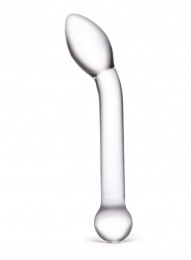 Glas - 8" Slimline G-Spot Glass Dildo photo