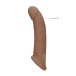 RealRock - Penis Sleeve 9" - Brown photo-6