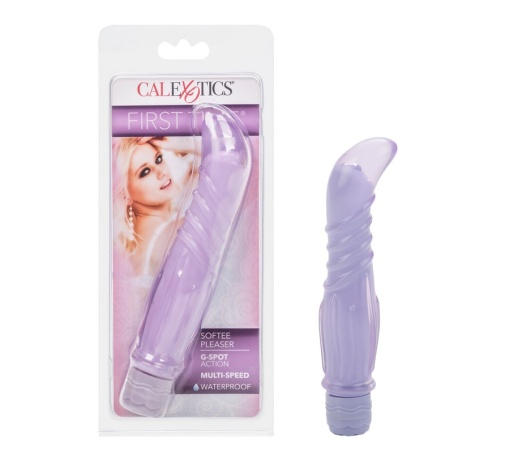 CEN - First Time Softee Pleaser Vibrator - Purple photo