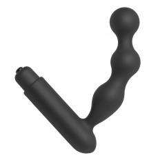 Prostatic Play - Trek Curved Silicone Prostate Vibe - Black photo