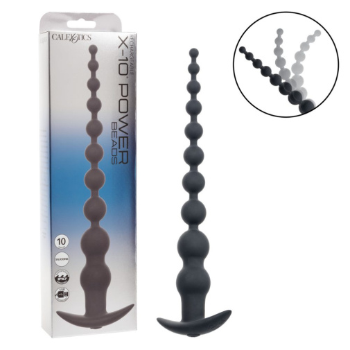 CEN - X-10 Power Vibro Anal Beads - Black photo