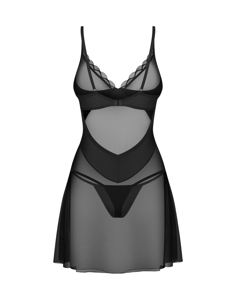 Obsessive - Stelisa Chemise & Thong - L/XL photo